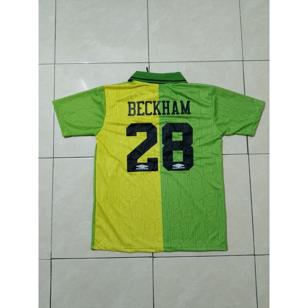 jersey mu 1992 newton heath beckham muda
