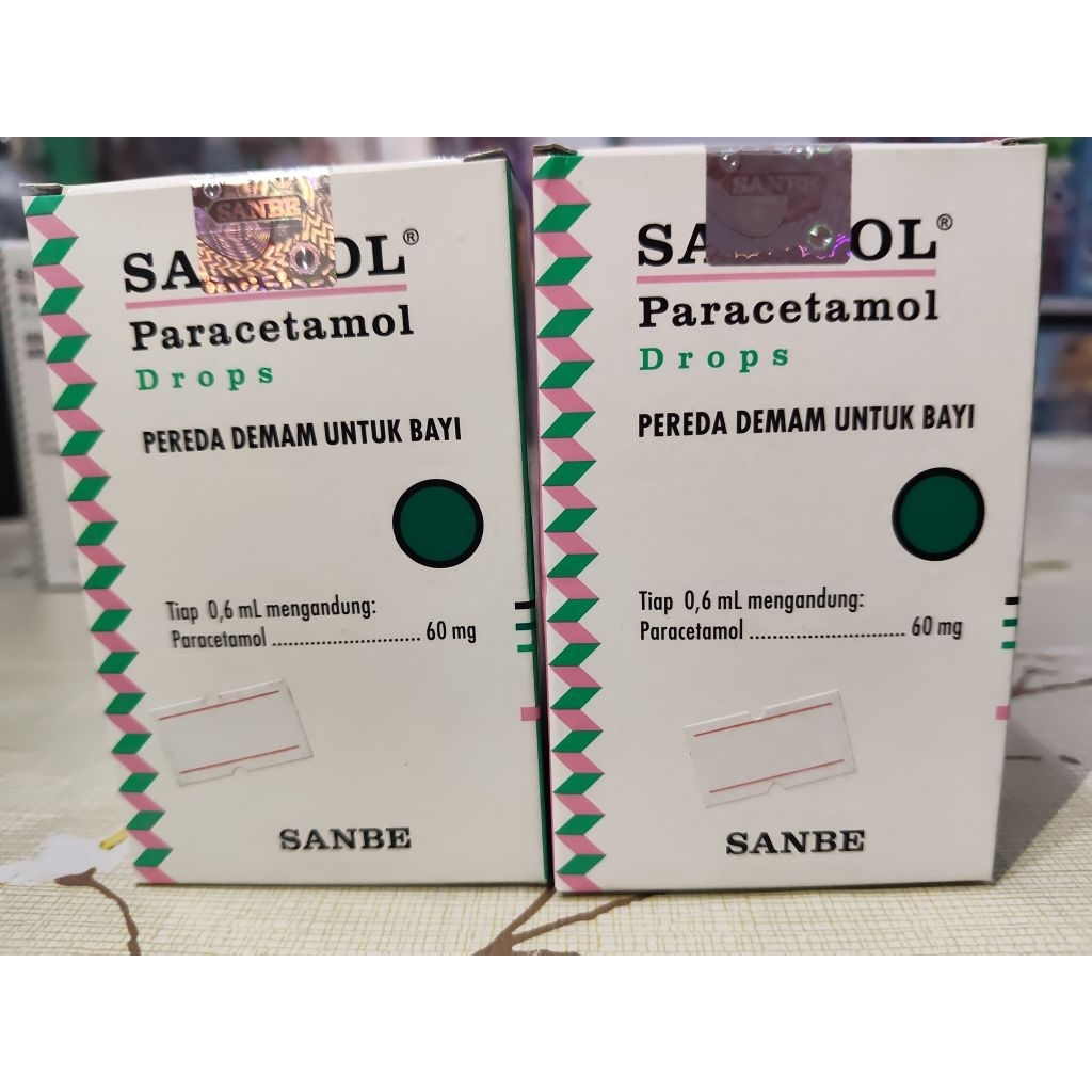 SANMOL Paracetamol Drops (pereda demam untuk bayi)