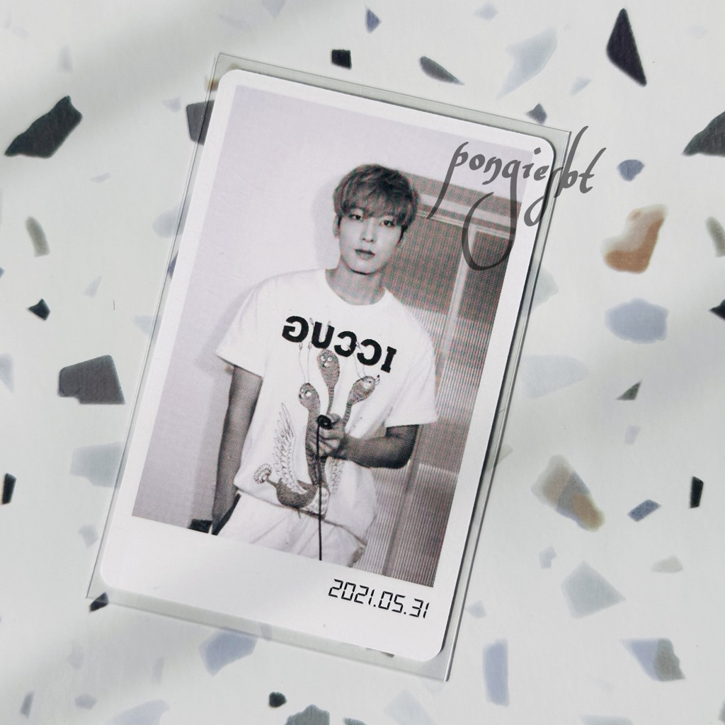Photocard Official Seventeen Wonwoo Dicon 101 Pola Putih