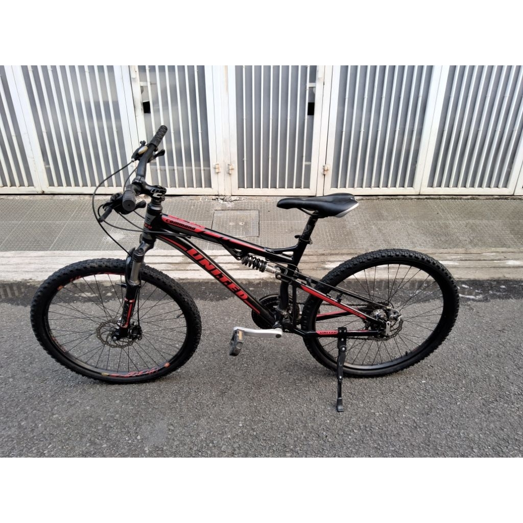 Sepeda MTB United Command FX72, 26inch, fullsus, upgrade