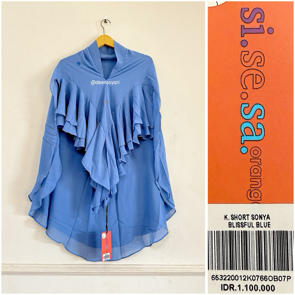 khimar sisesa short sonya blue