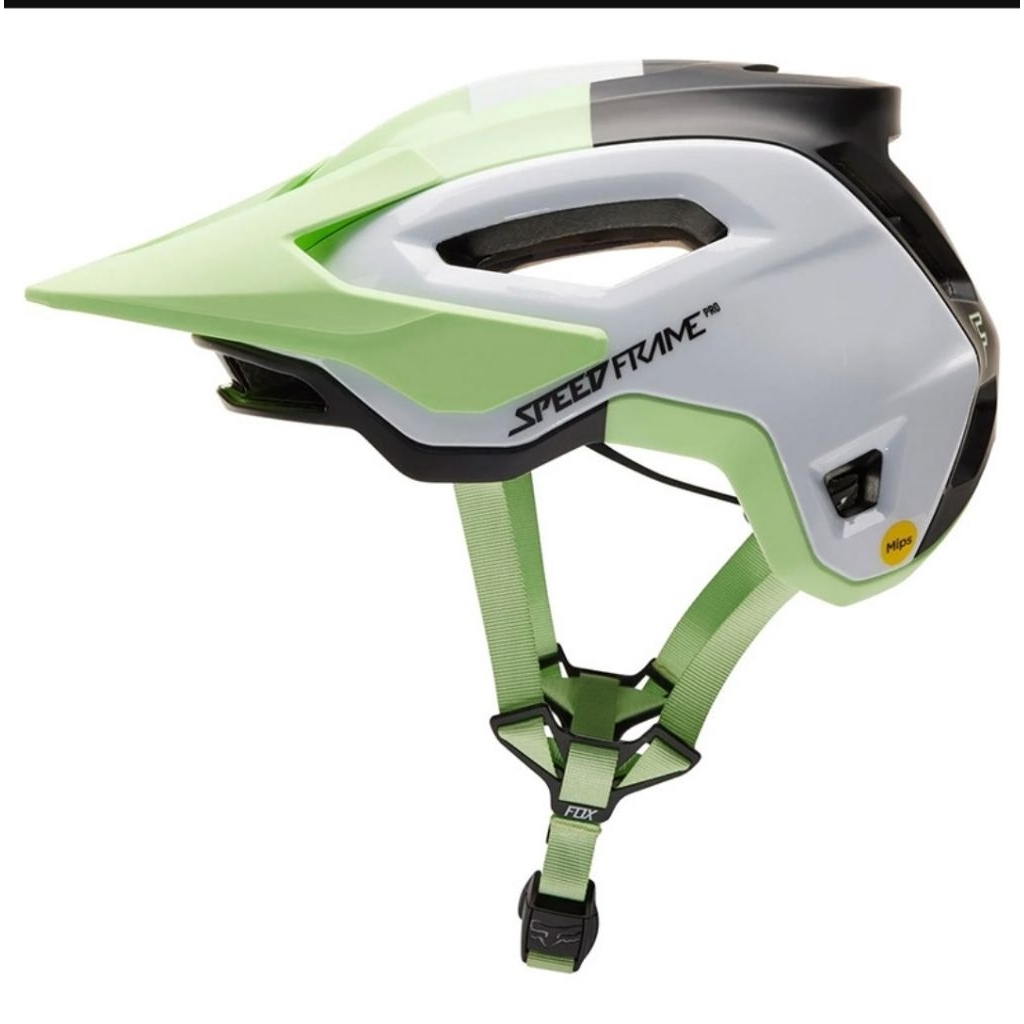 Helm Fox Speedframe Pro Klif Cucumber Green Helmet - Mips Fidlock - helm sepeda mtb xc trail am endu