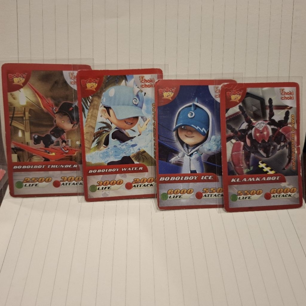 Kartu Boboiboy Choki Choki 2015 Koleksi Legend