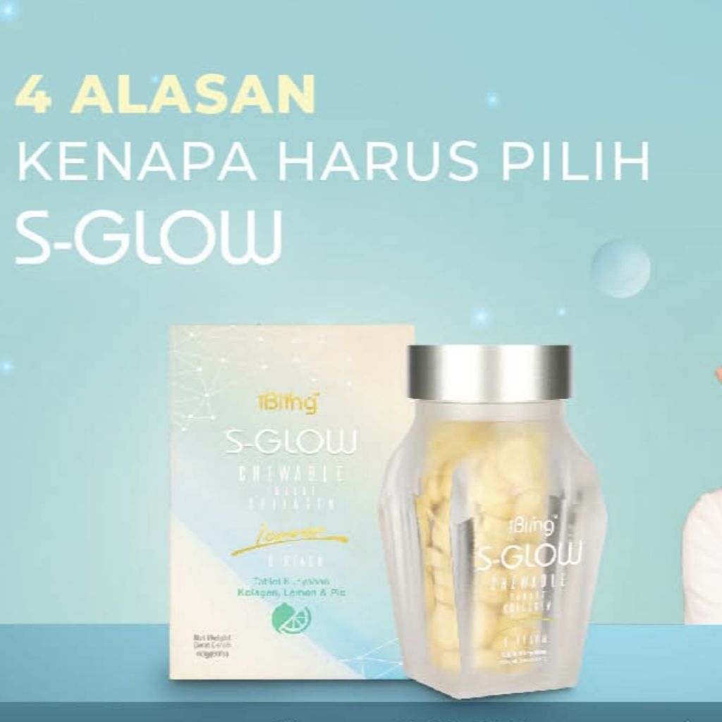 S GLOW SUPLEMEN ORIGINAL WELLOUS LANGSUNG DARI DISTRIBUTOR RESMI ISI 60 TABLET