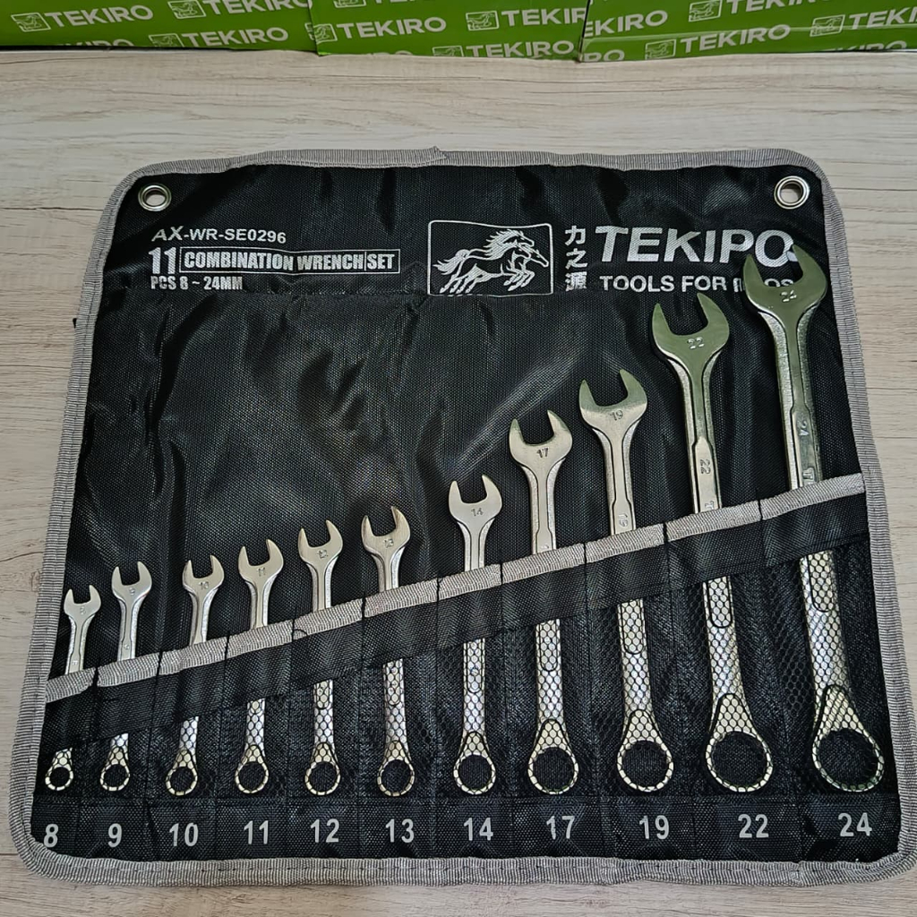Kunci Ring Pas Tekipo 11pcs / Kunci Ring Pas Set 11 pcs Tekipo / Kunci Ring Pas Set 11 Pcs Bison