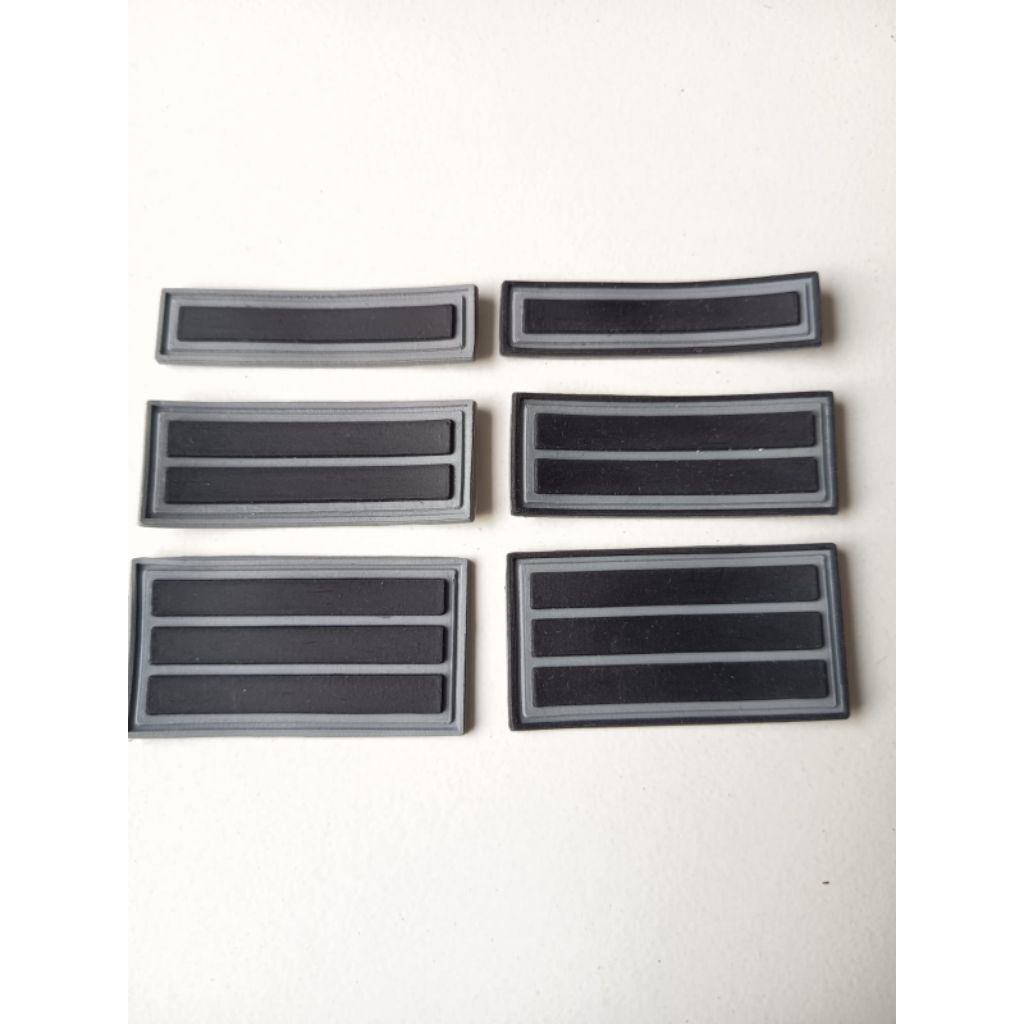 patch rubber pangkat tamtama pdl tni al emblem karet
