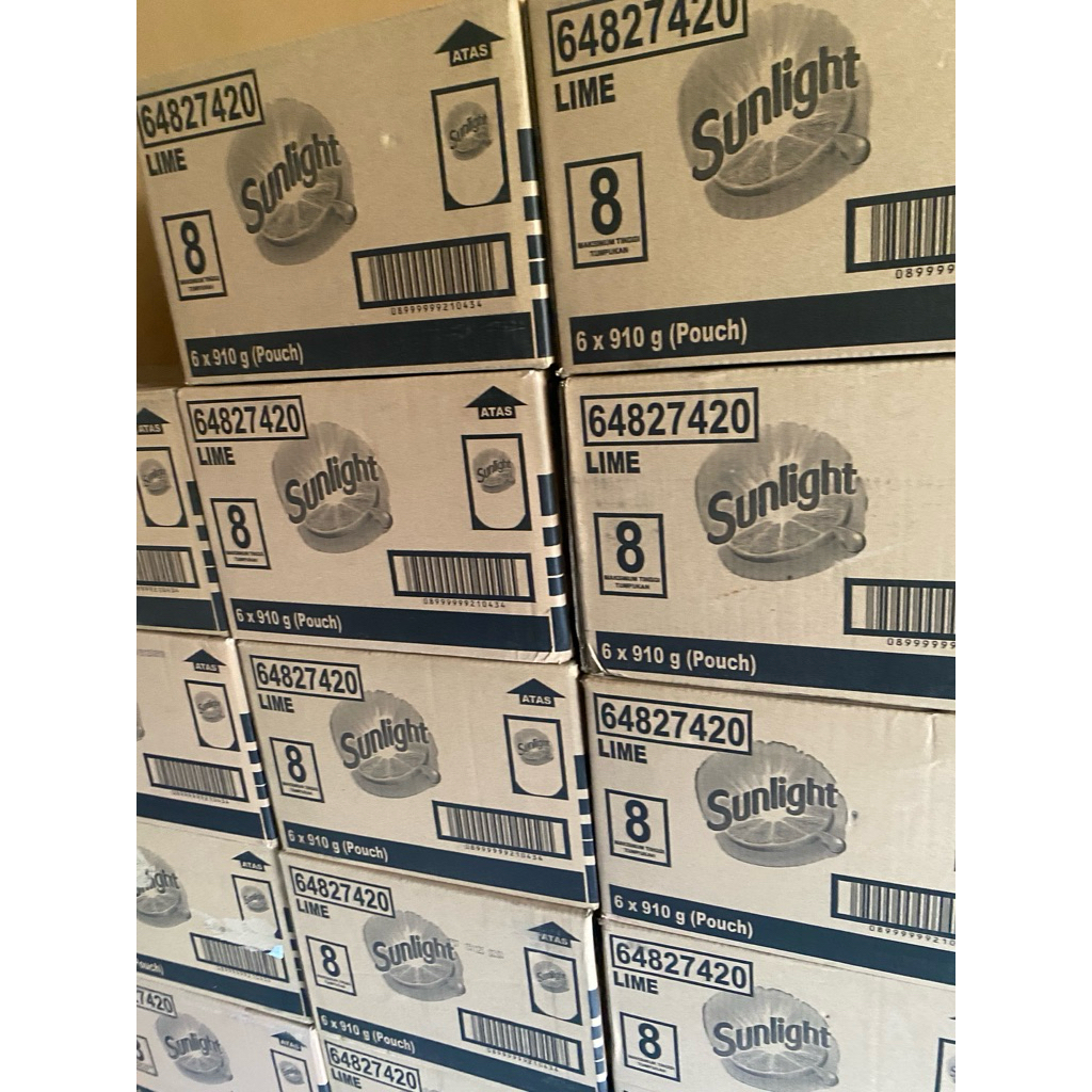 Sunlight Sabun Cuci Piring 910ml 1 Karton