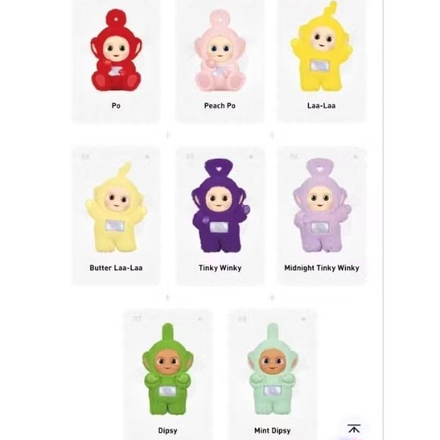 POP MART Teletubbies Vibrancy Series Figures Blind Box Action Toys Figure Birthday Gift Kid Toy