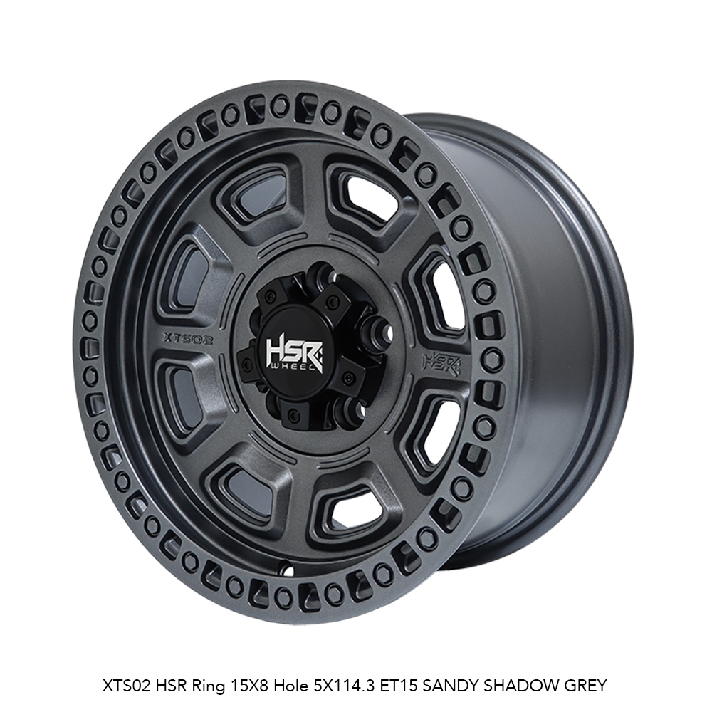 VELG MOBIL R15 HSR XTS02 HSR R15X8 H5X114,3 ET15 SANDY SHADOW GREY 4 PCS VELG