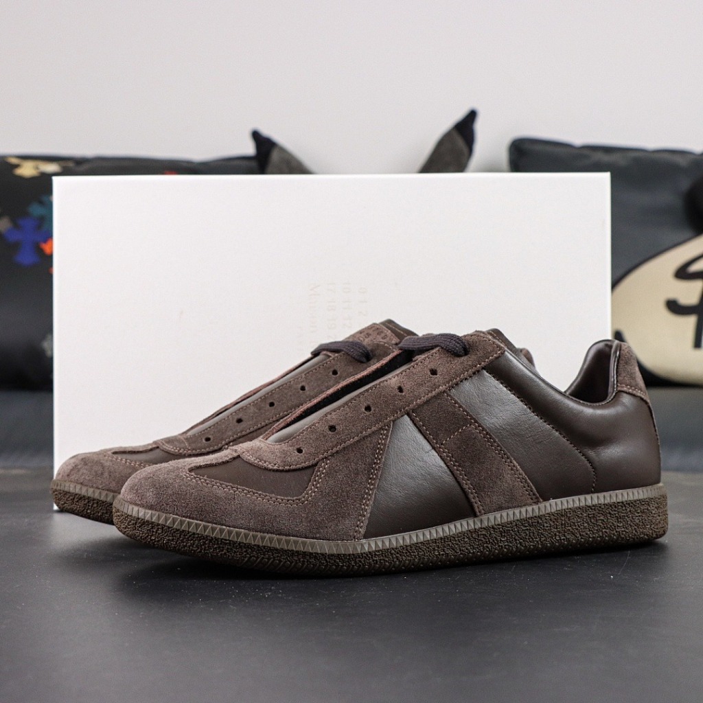 Maison Margiela Calfskin Replica Sneakers (GATS) - Brown - BNIB 100%