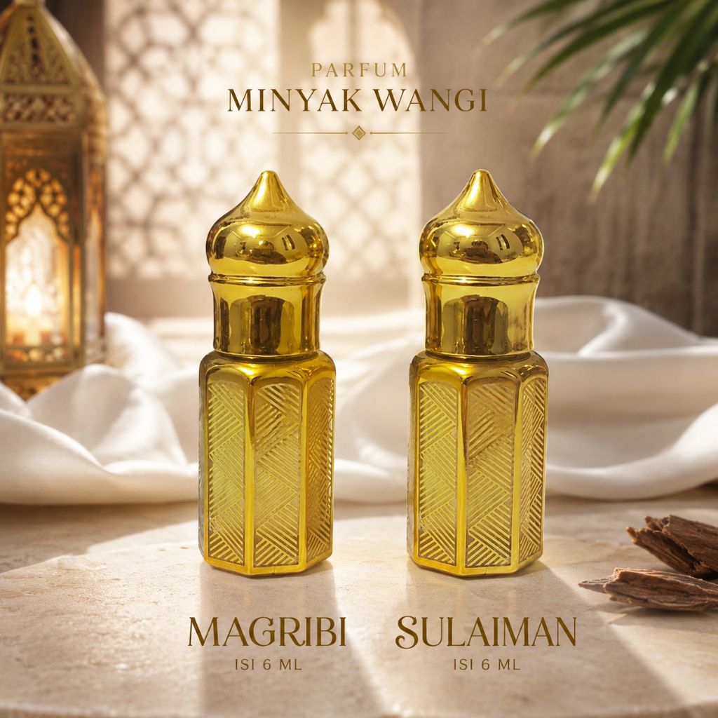 Bibit parfum magribi dan sulaiman Minyak wangi 6 ML