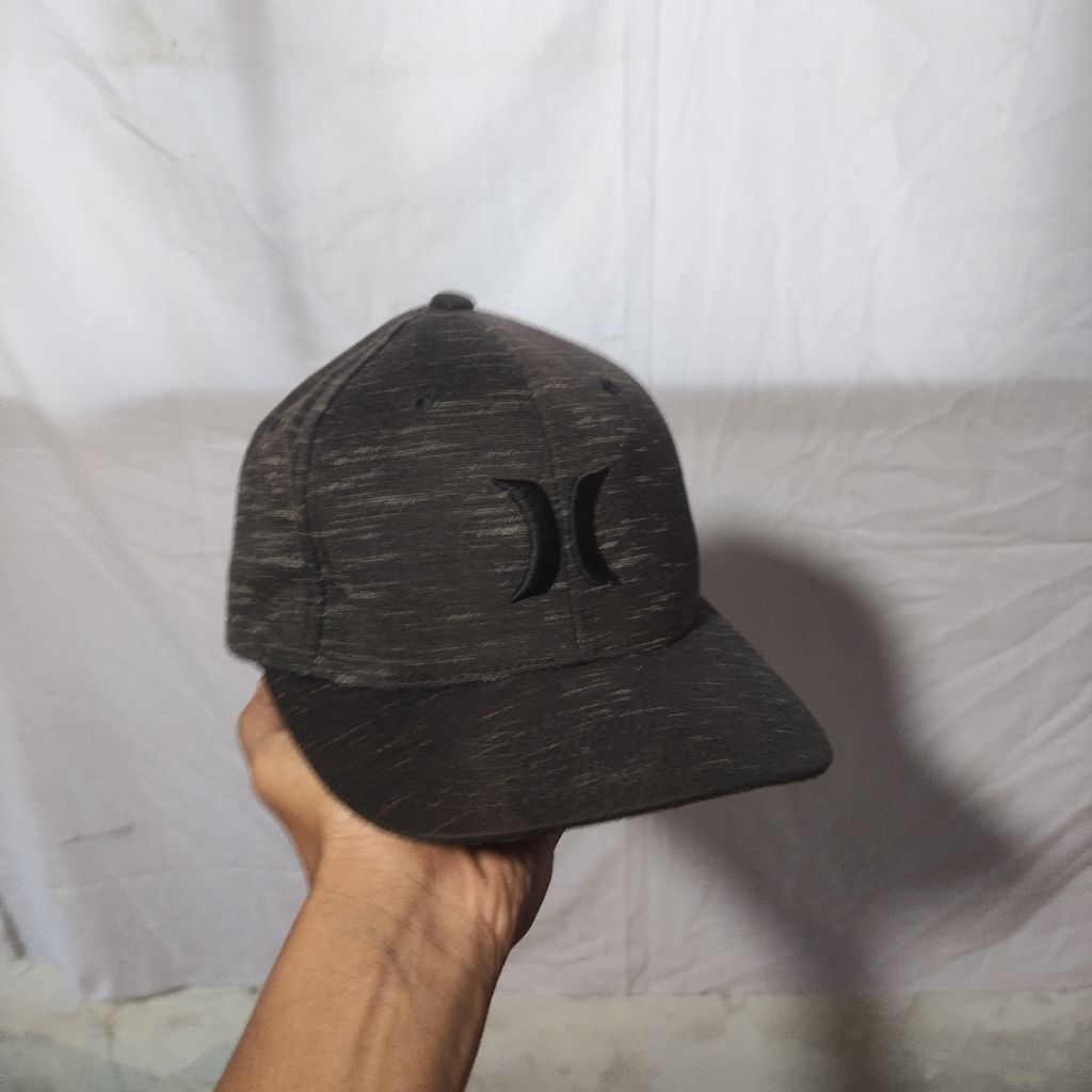 Topi Snapback Fitted Hurley by Classic Yupoong Built up y2k surfing hip-hop