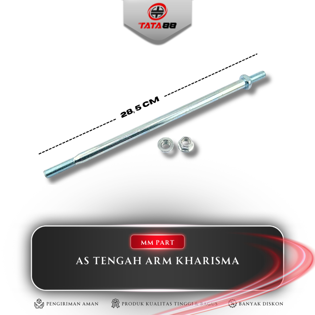 AS TENGAH ARM KHARISMA - AS SWING ARM FORK GARPU TENGAH SUPRA FIT NEW SUPRA X 125 REVO LAMA