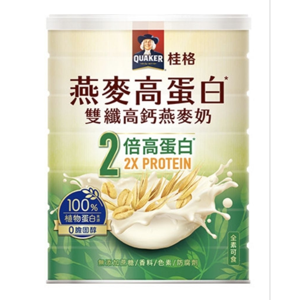Quaker Oatmeal High Protein Double Fiber High Calcium Oat Milk.