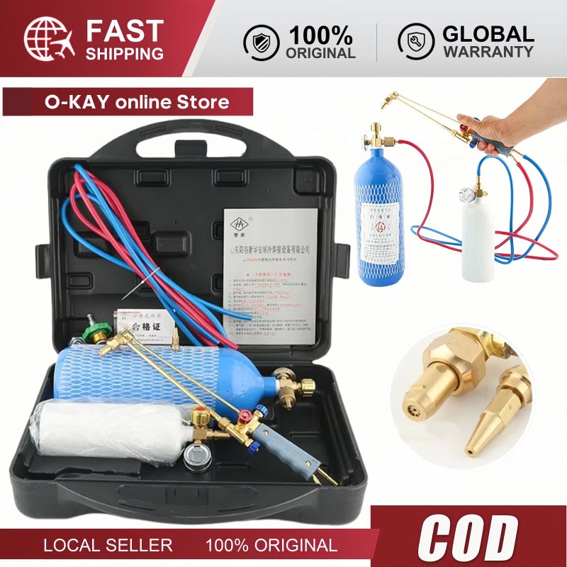 Set Alat Las Portabel 2L / Set Alat Las Oksigen + LPG Portabel Set Alat Las Pemotong dan Pengelasan