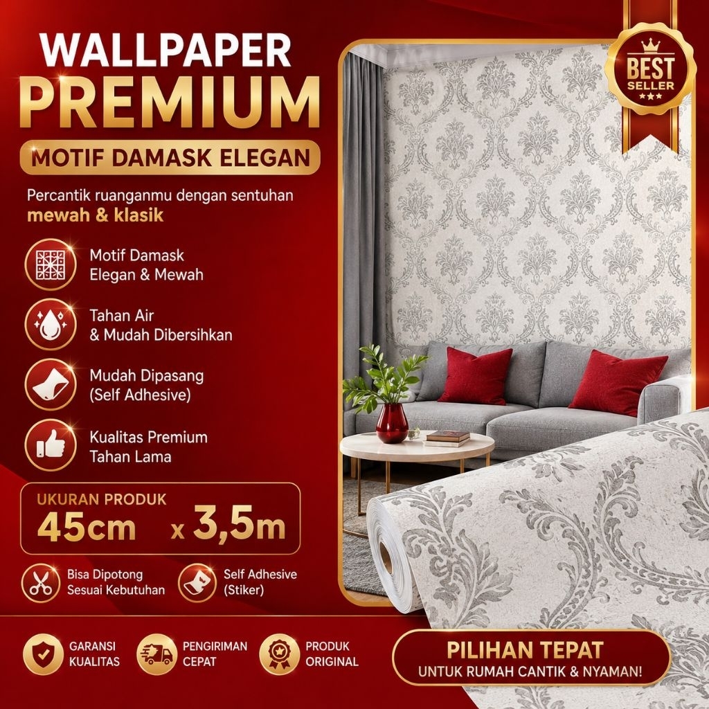 Wallpaper Dinding Hitam Walpaper Dinding Hitam Wall Sticker Dinding Wallpaper Dinding Batik Wallpape