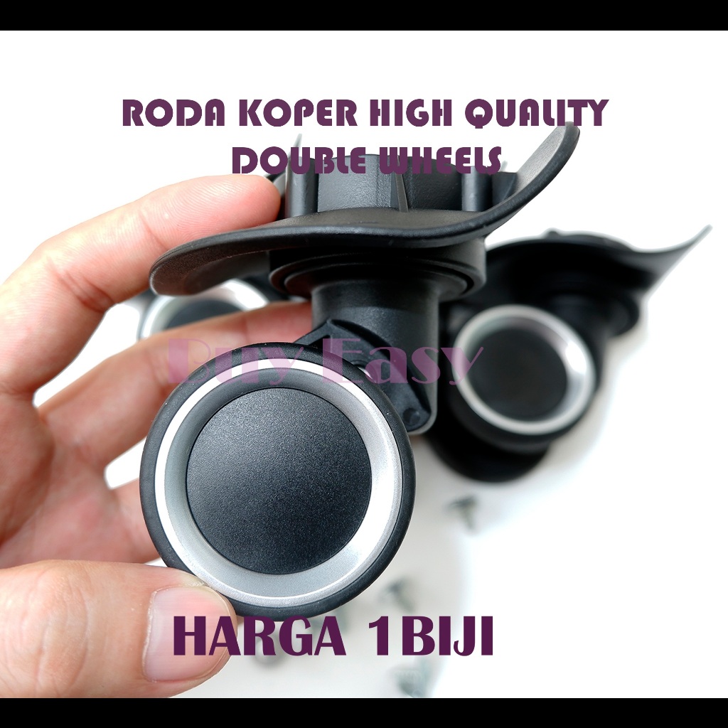 RODA KOPER PENGGANTI | HARGA 1PCS | RODA KOPER DOUBLE | 360 DERAJAT PUTAR