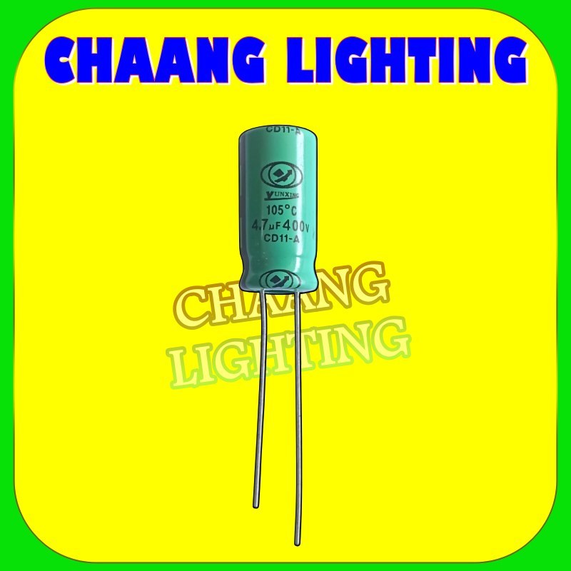 ELCO 4.7UF 400V 105°C CAPASITOR ELCO 4.7UF 400V KAPASITOR ELKO 4.7UF 400VOLT 105°C