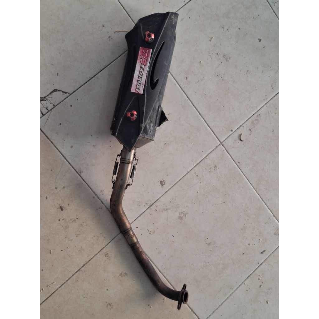 knalpot R9 nmax kondisi second