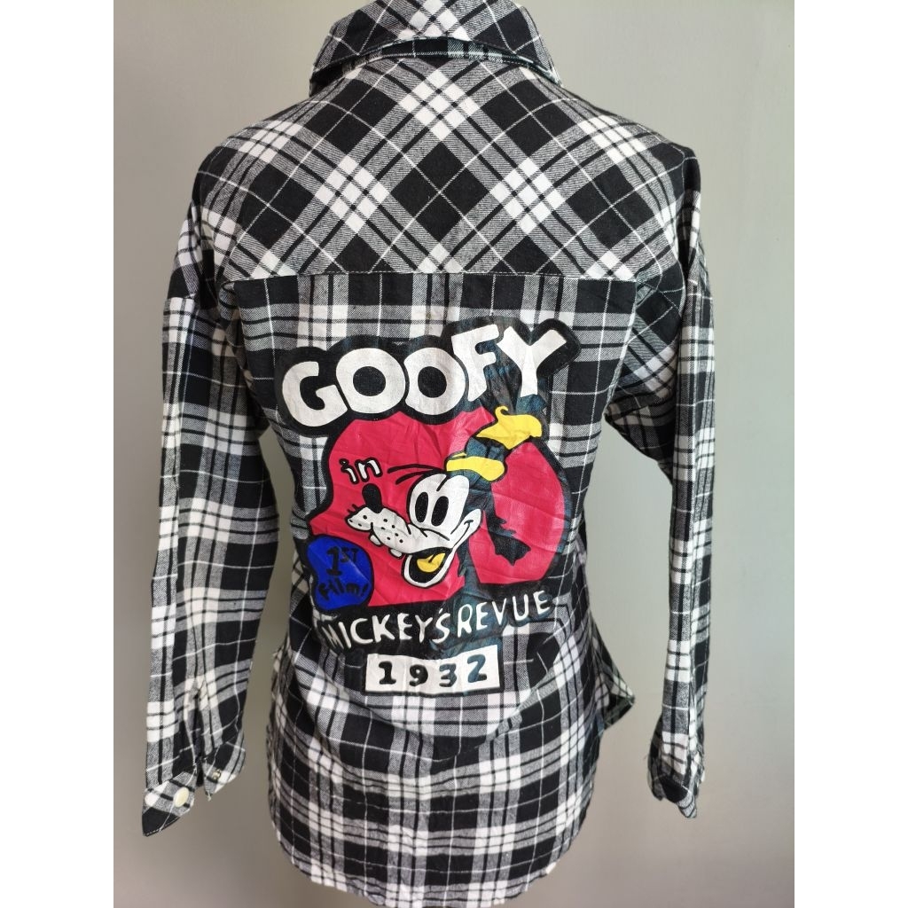 Kemeja Flannel Tebal Goofy