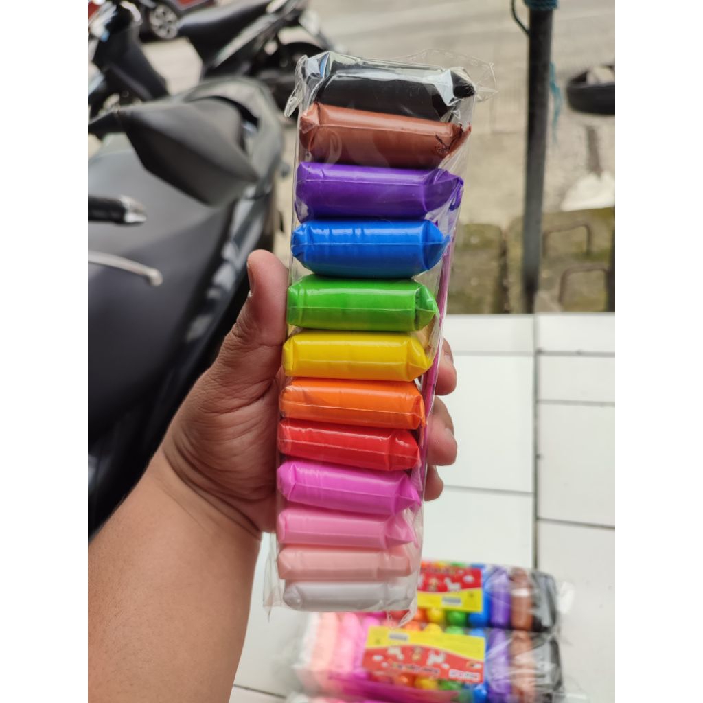 POLYMER CLAY slime tofu permainan anak permainan edukasi slime warna slime jumbo anti stress