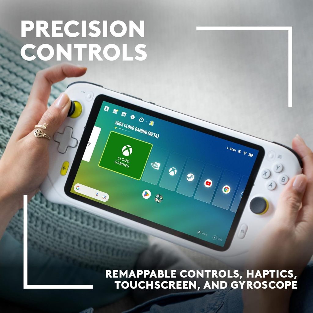 LOGITECH G CLOUD Gcloud Android Handheld Gaming Console 7 Inch FHD 60Hz Cloud Gaming 6000mAh Best fo