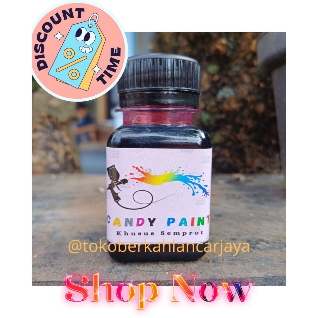 (SEMPROT) 50 ML CAT PEWARNA LOGAM CHROME, CAT PELAPIS LOGAM CHROME CANDY PAINT
