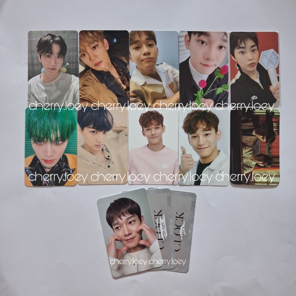 PHOTOCARD BAEKHYUN CHEN KAI KYUNGSOO SUHO EXO OFFICIAL PART 2