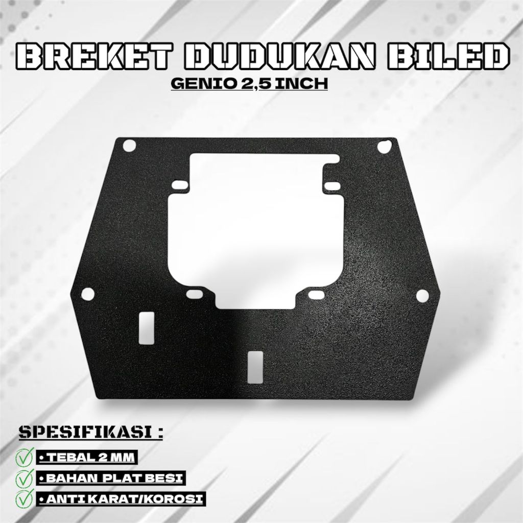 Breket Dudukan Lampu Projie Biled SE Turbo Genio Bracket Biled Honda Genio 2,5 Inch SAKURA55