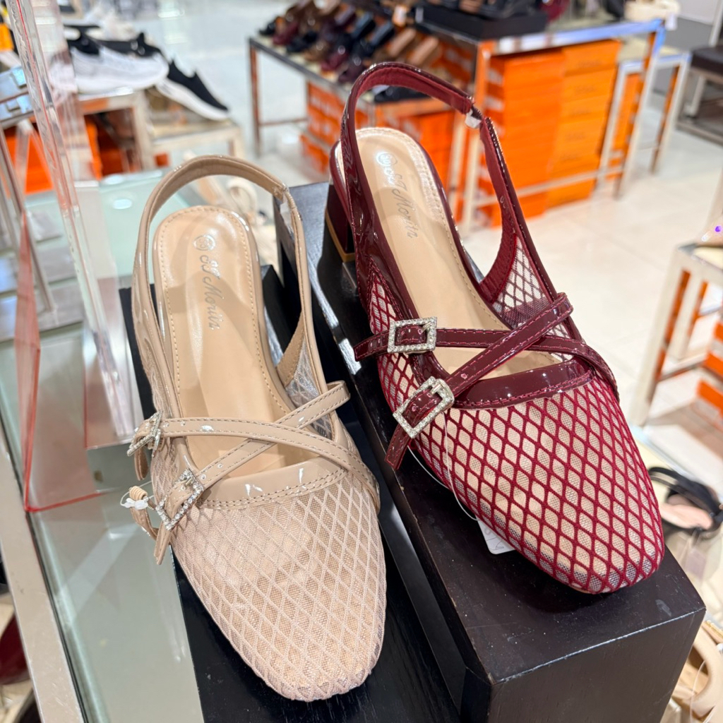 sepatu sandal wanita St.moritz hak 3 cm