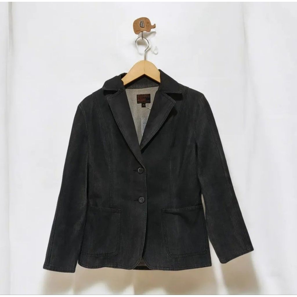 DKNY Jeans Black Coat Blazer