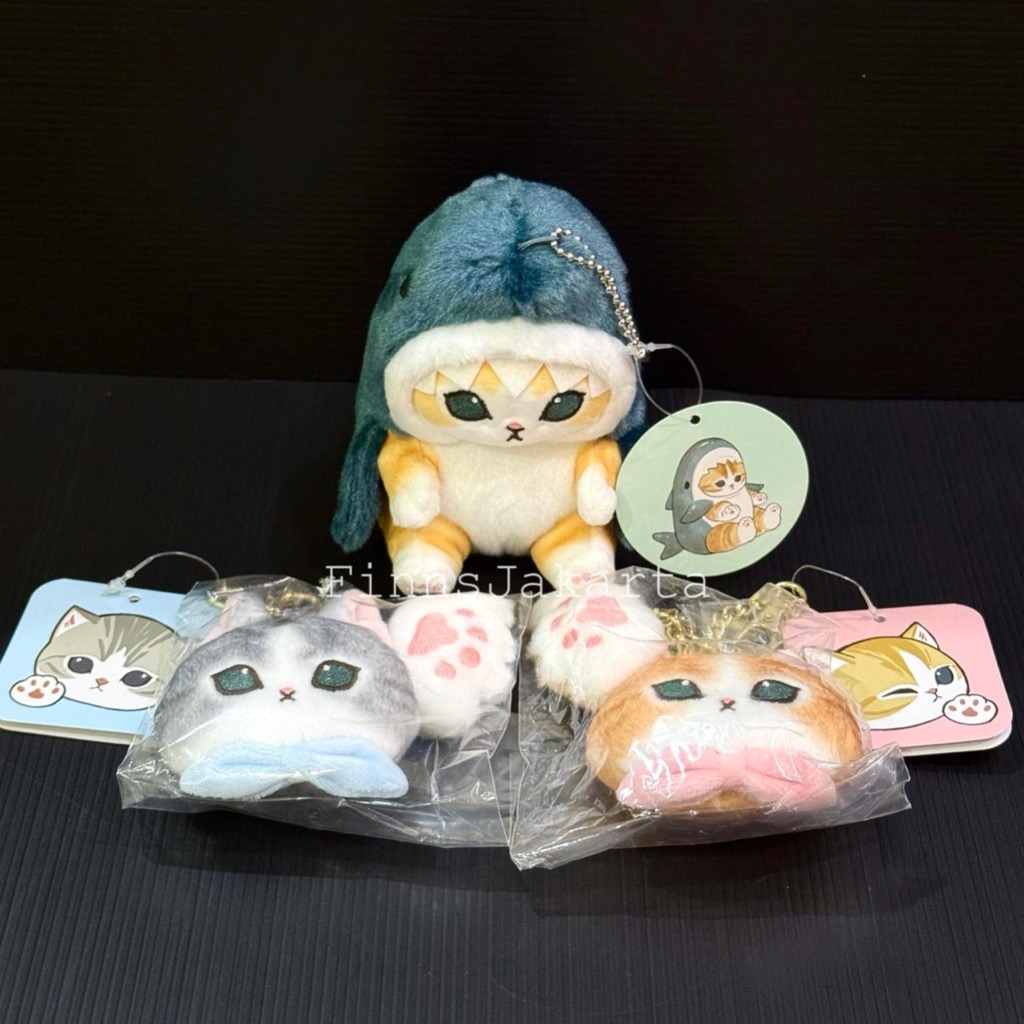 Mofusand Cat Doll Bagchain Japan Boneka Kucing Mofusand Gantungan Tas Boneka Jepang