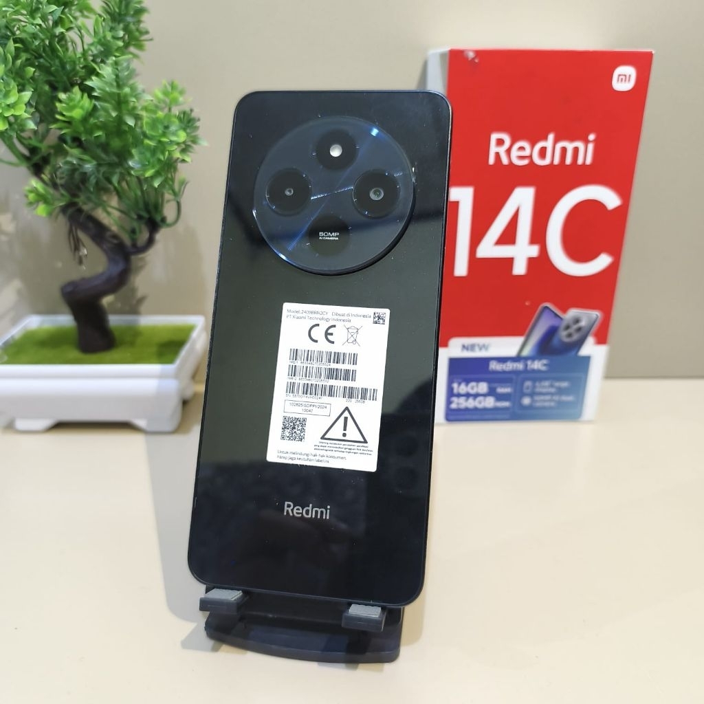 Redmi 14C 8/256 Garansi Resmi Second Original Mulus Fullset NFC HP Bekas Normal Siap Pakai