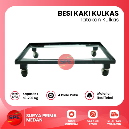 BESI KAKI KULKAS-RODA KULKAS-TATAKAN KULKAS