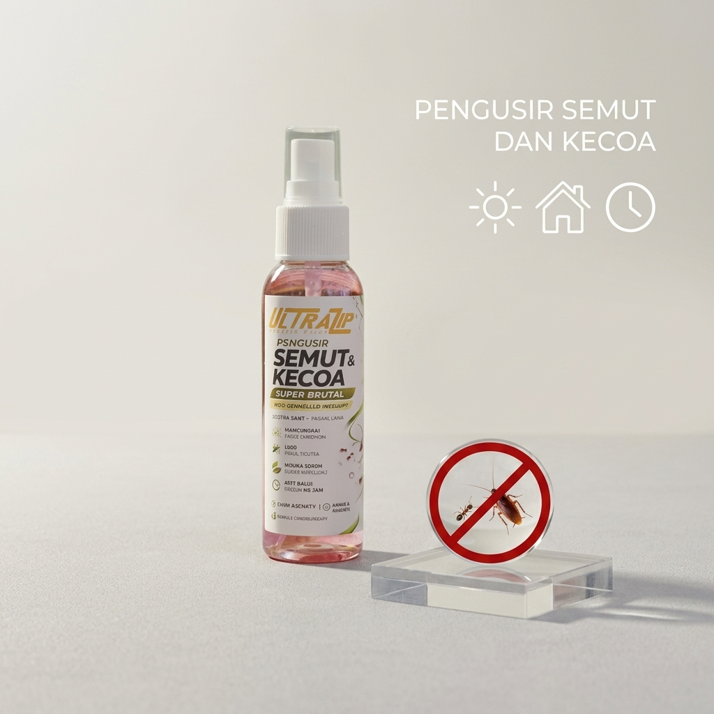PENGUSIR SEMUT & KECOA - AMPUH MENGUSIR SEMUT - ULTRAZIP PENGUSIR SEMUT 100 ML - PENGUSIR KECOA -