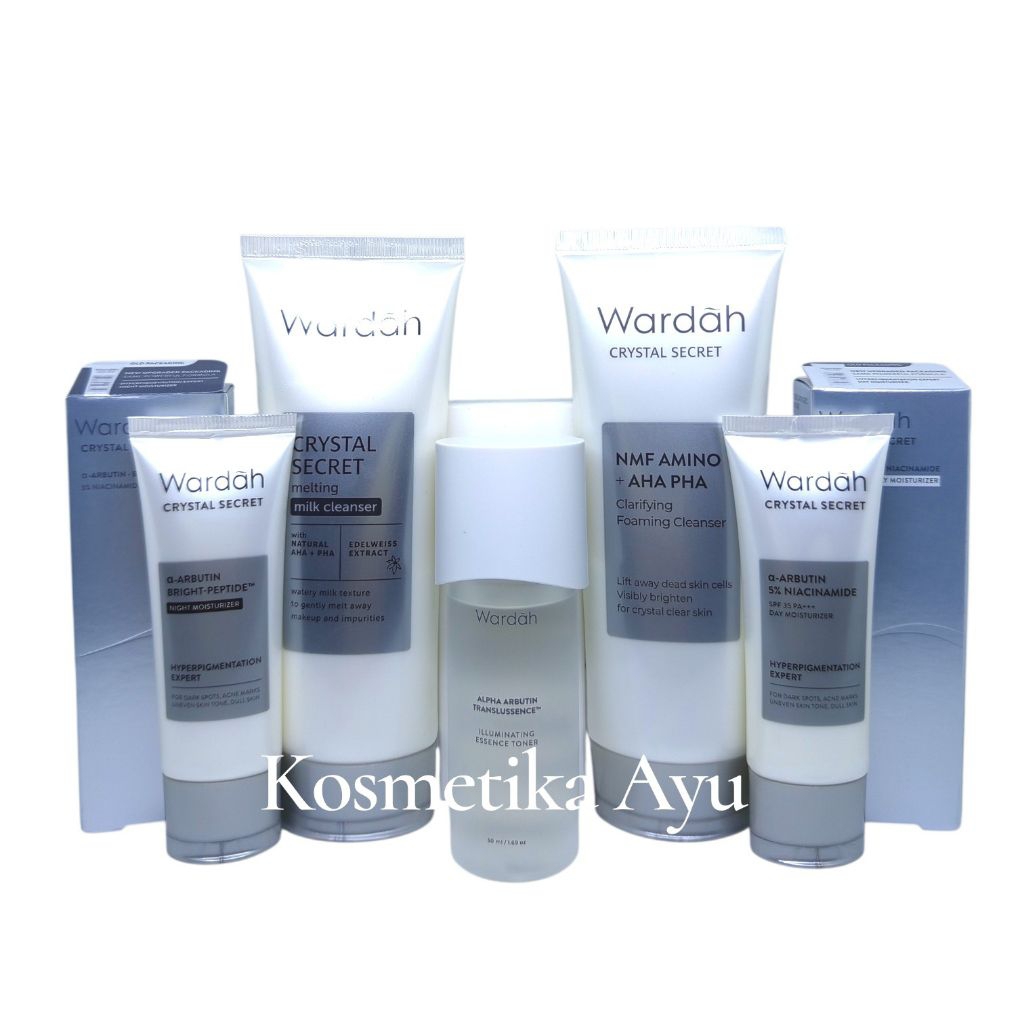 Paket Mencerahkan Wardah Crystal Secret Penghilang Flek Hitam