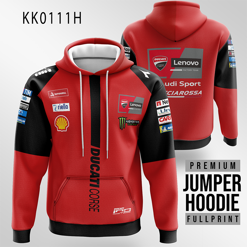 Jaket Hoodie Jumper Motogp Ducati Racing Team 2026