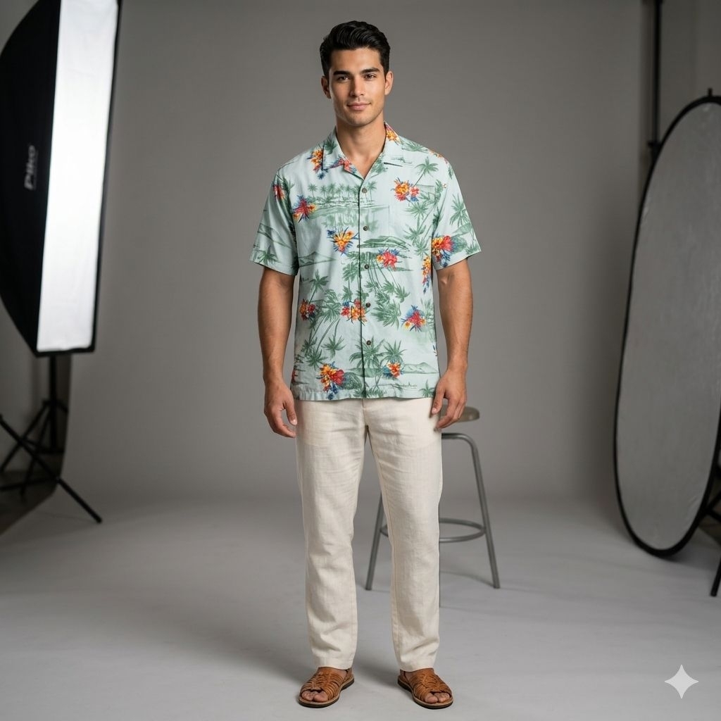 Piko Hawaiian Shortsleeve Kemeja Lengan Pendek