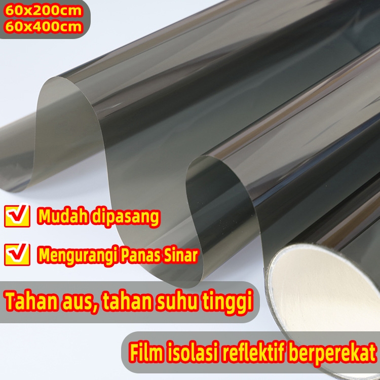 [profesional]  profesional kaca film one way jendela rumah kaca stiker cermin tempel kaca stiker cer