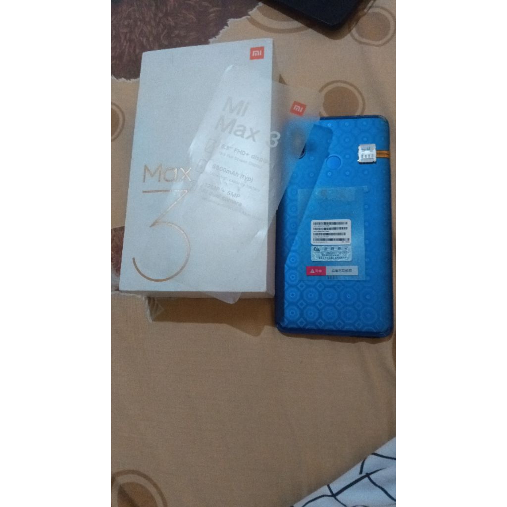 Xiaomi mi max 3 6 128gb Fullset