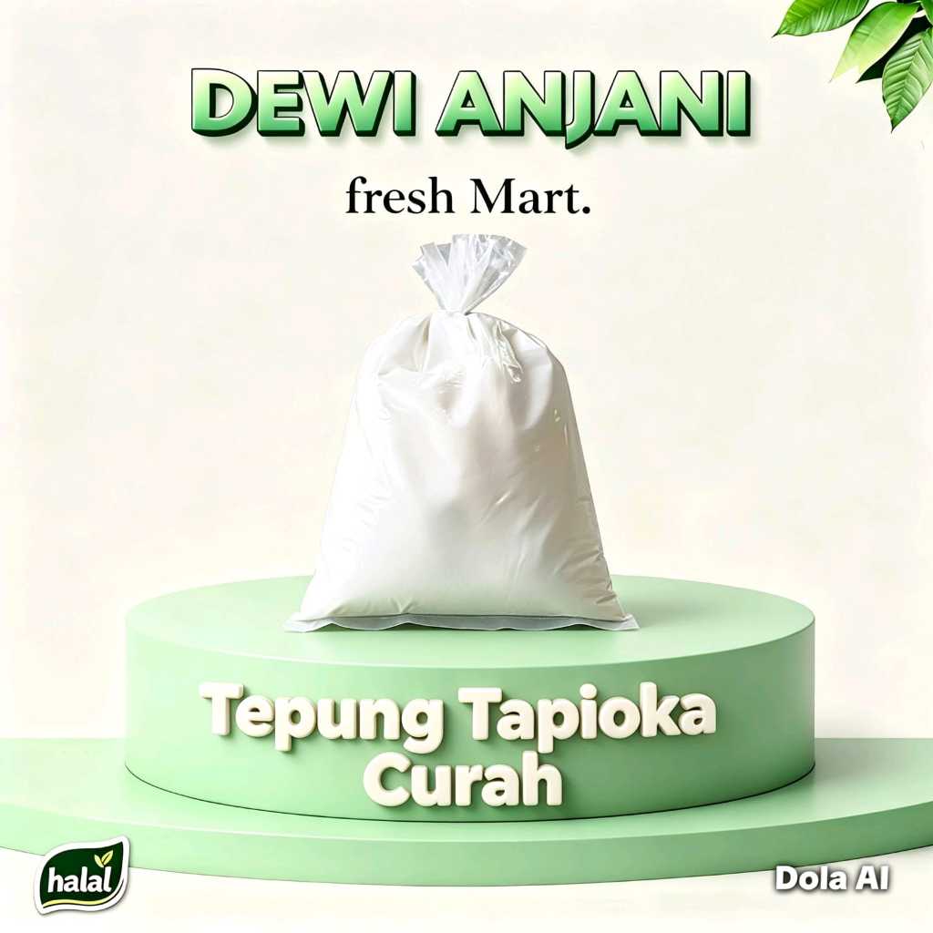 Tepung Tapioka curah / tepung Kanji curah 250gr,500gr & 1kg