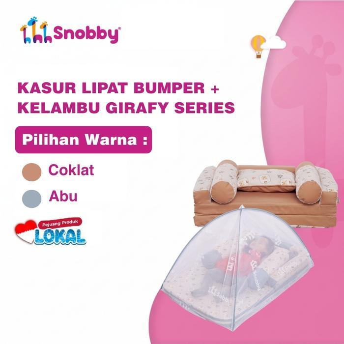 Snobby Kasur Bayi Lipat + Kelambu