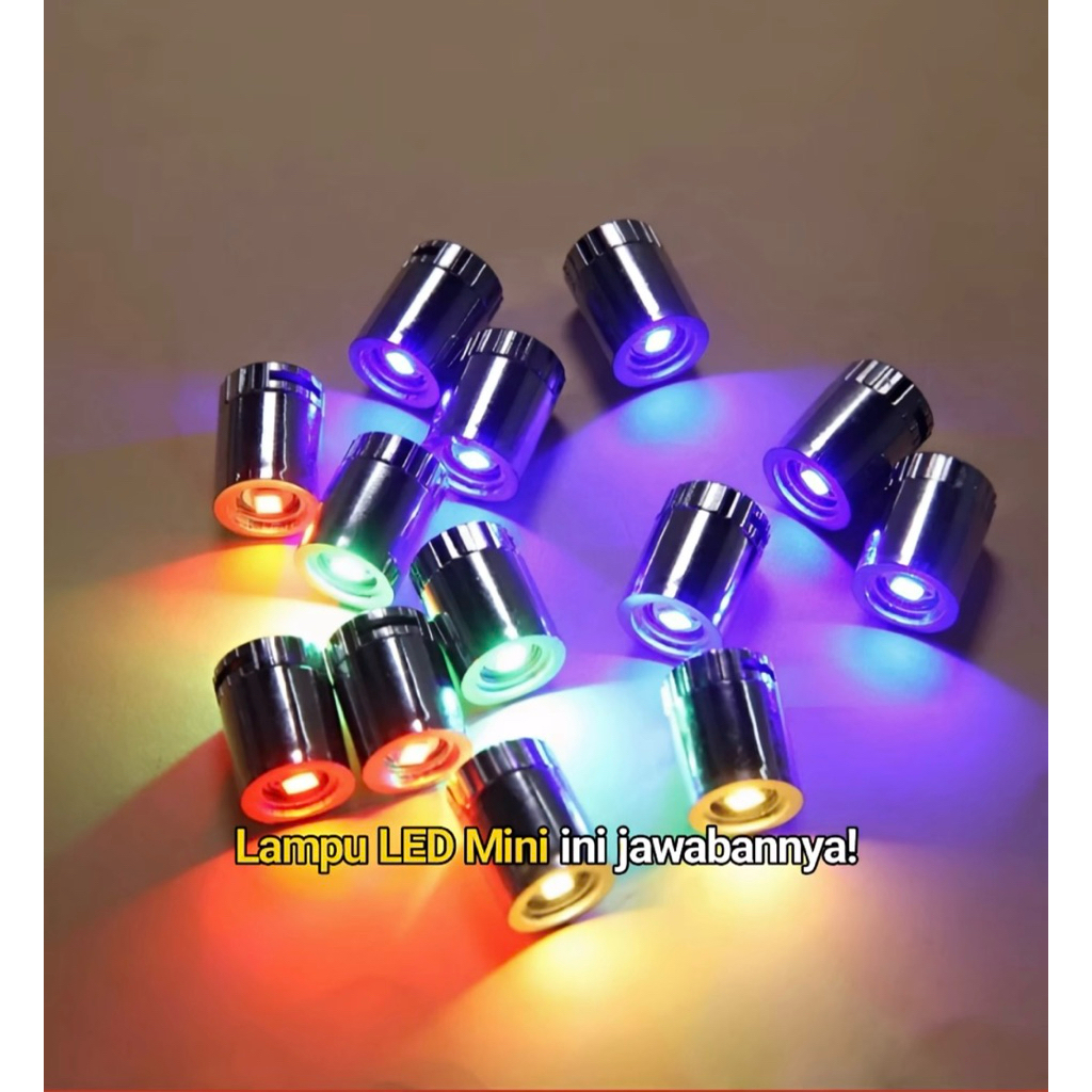 Lampu LED miniatur untuk hiasan maket prakarya lampu hias