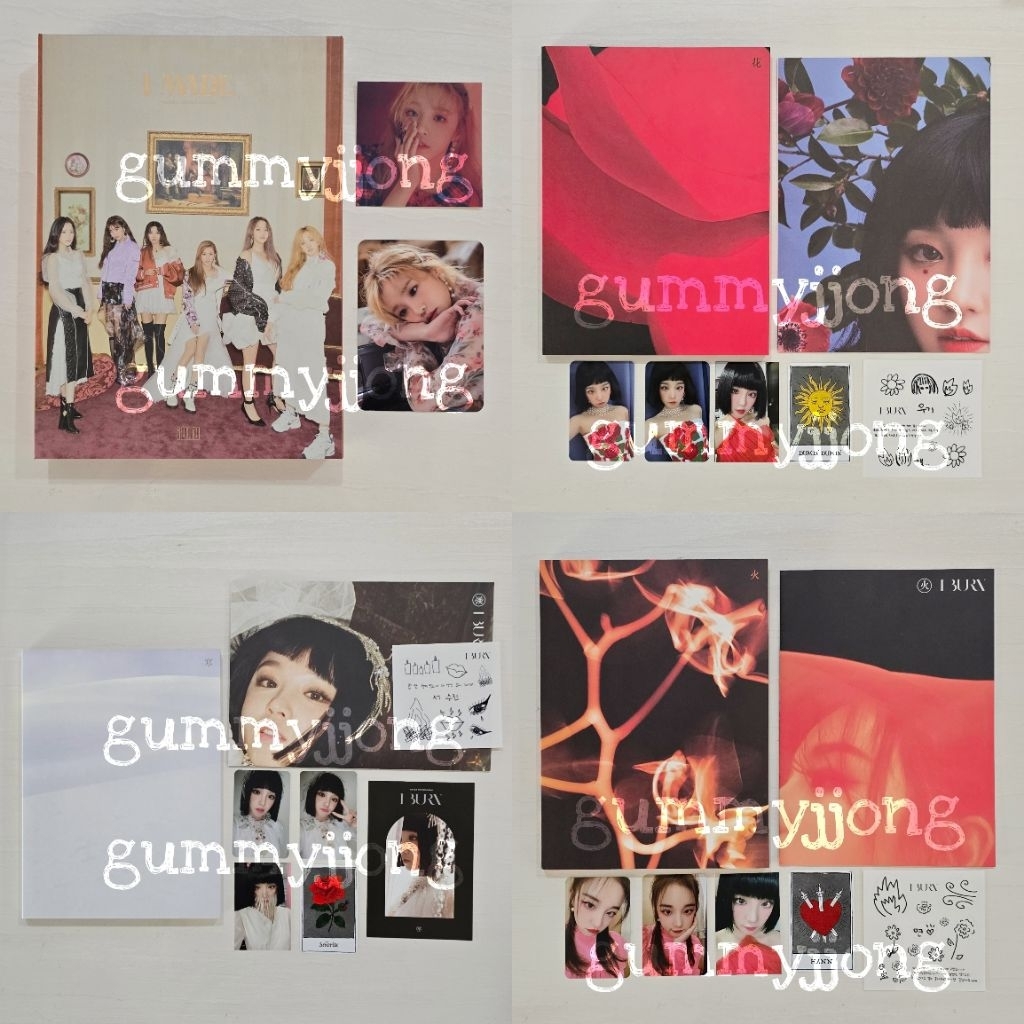(G)I-DLE / I-DLE / GIDLE / IDLE ALBUM I MADE / I BURN (YUQI)