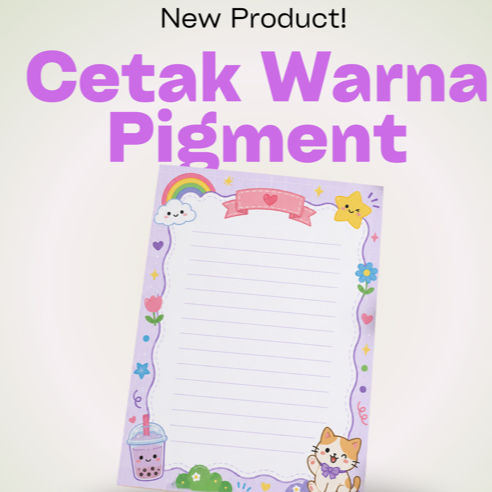 Cetak Warna Pigment HVS / BOOKPAPER