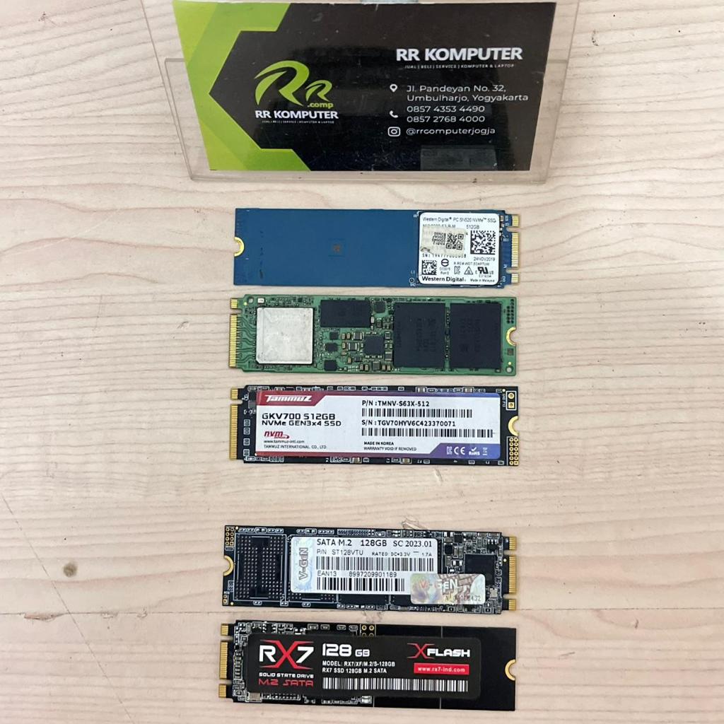5 UNIT SSD MINUS NVME 512GB SAMSUNG VGEN DLL