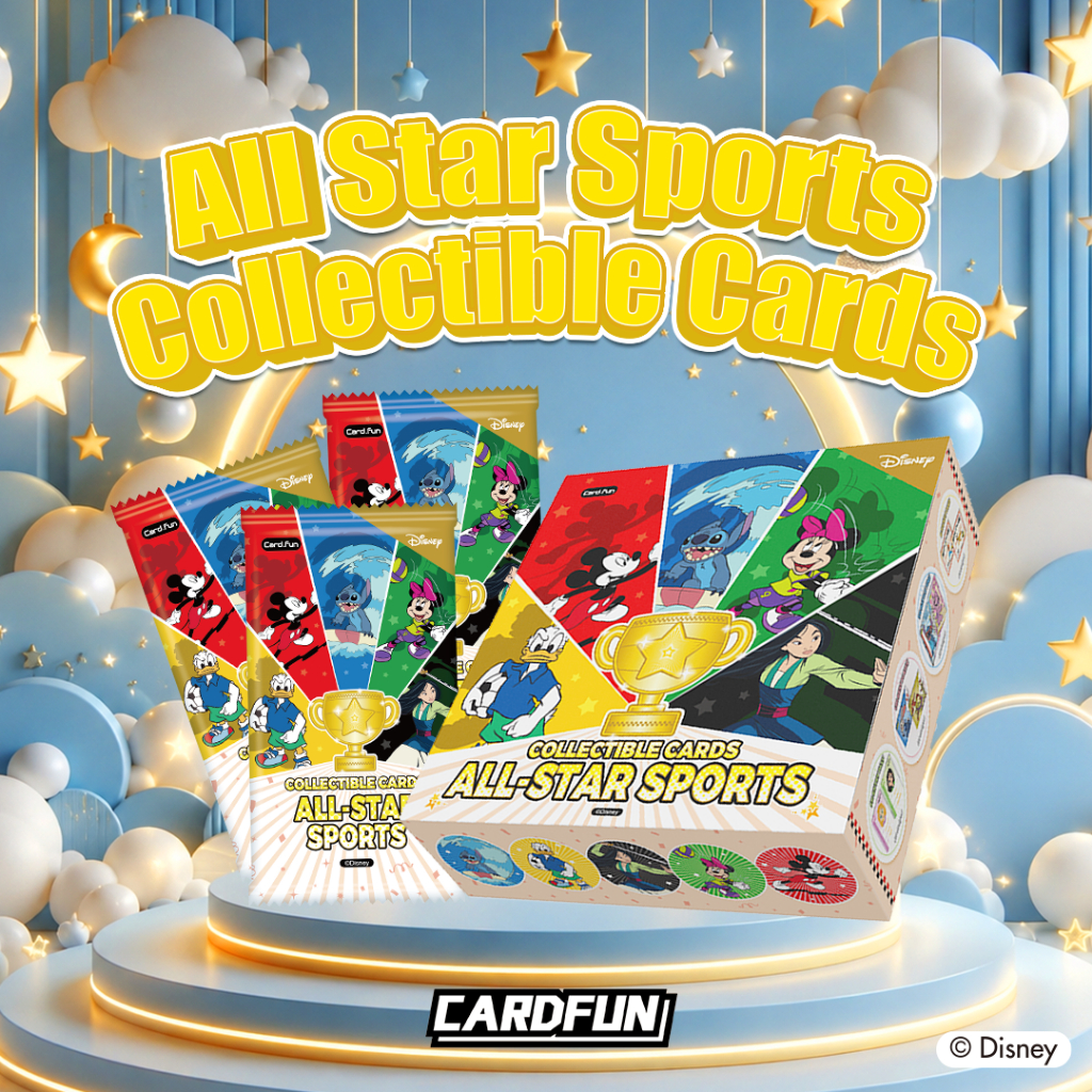 CARDFUN OFFICIAL Disney All Star - Collectible Cards All-Star Sports | 100% Original Disney