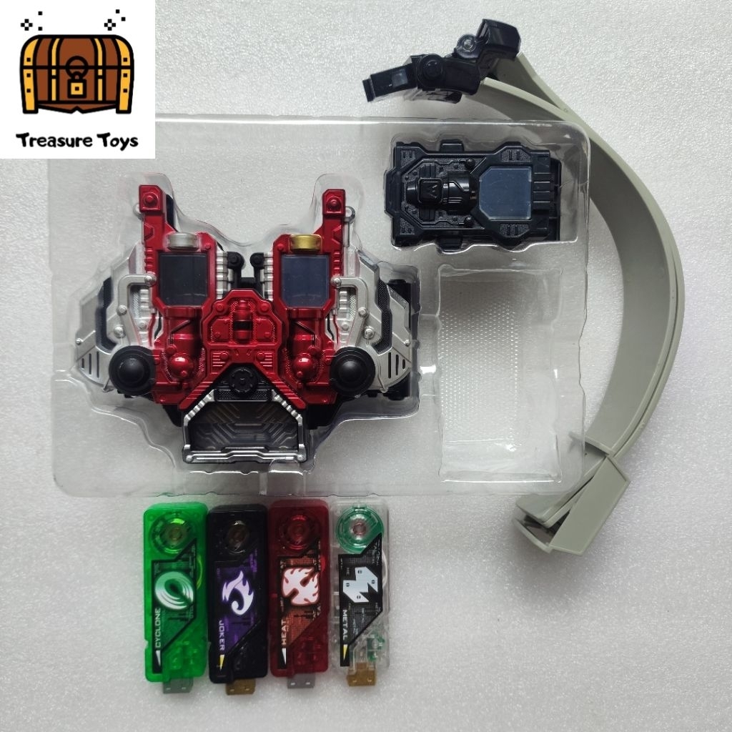 dx double driver 3rd party no brand kamen rider double cyclone joker heat meal gaia memory