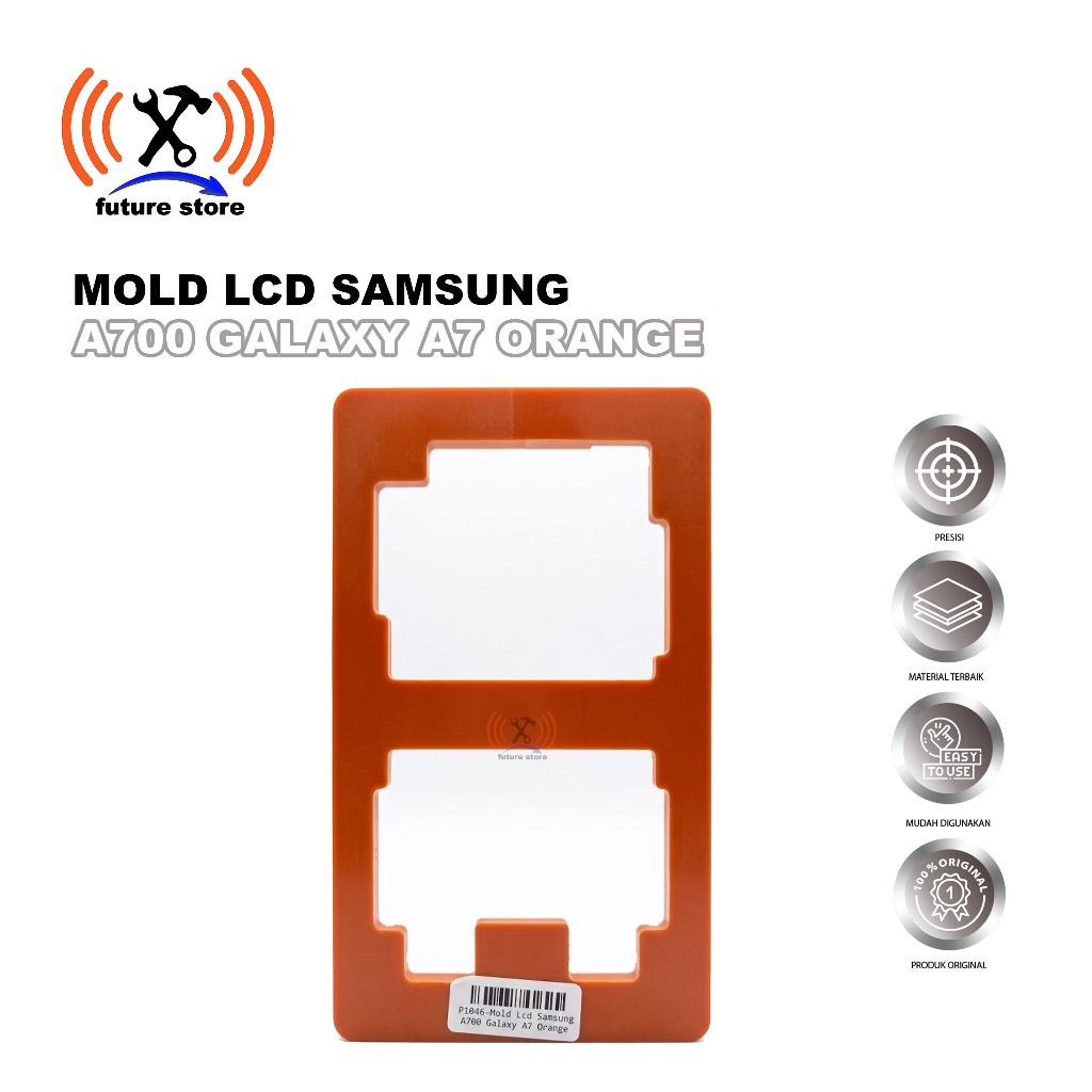 MOLD LCD SAMSUNG A700 GALAXY A7 ORANGE ORIGINAL - CETAKAN LCD FRAME UNTUK SERVICE SAMSUNG GALAXY A7 