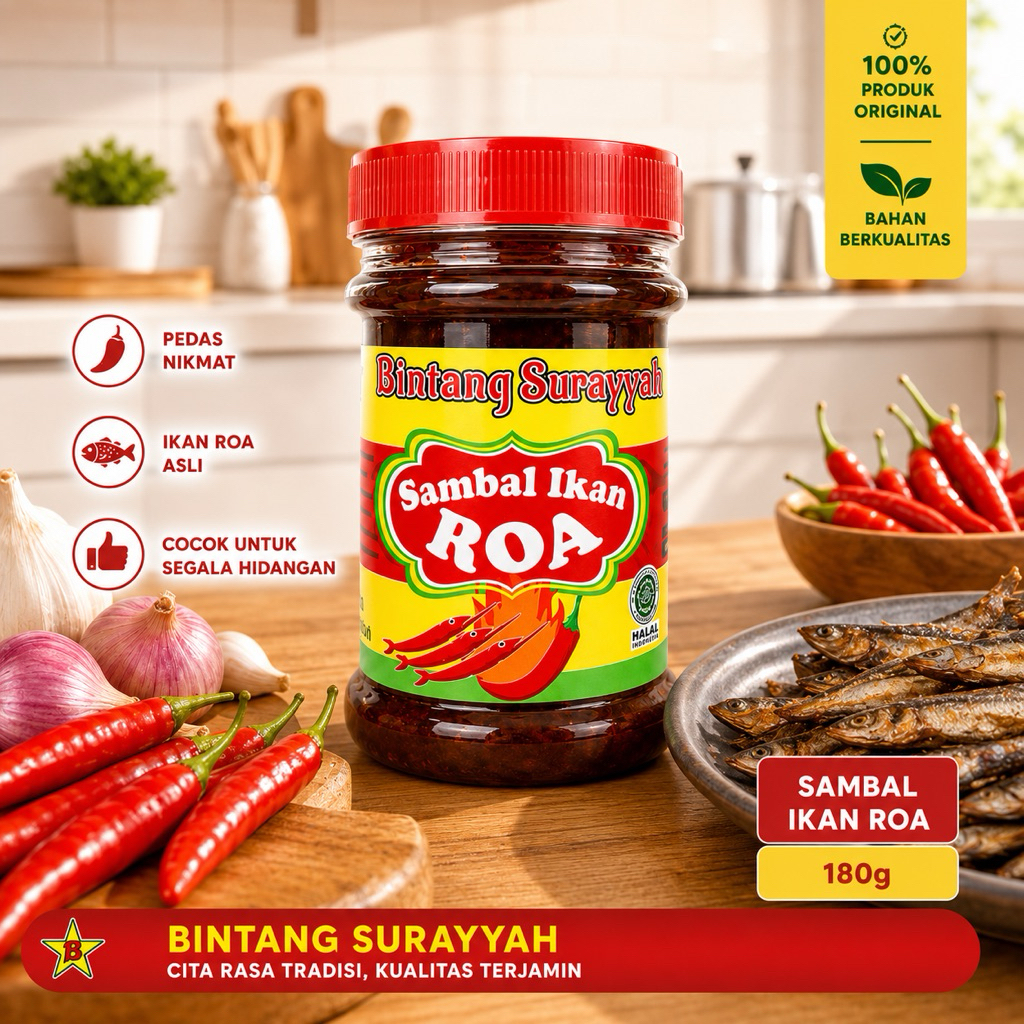 Sambal Ikan ROA palu 150g